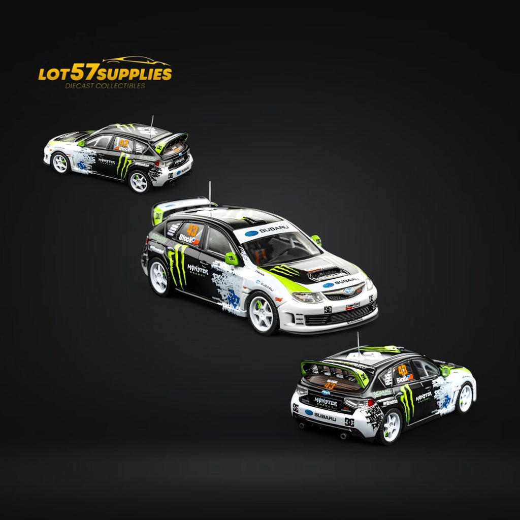DCM & Mini Station 2008 Subaru Impreza WRX STI Rally Block43 1:64