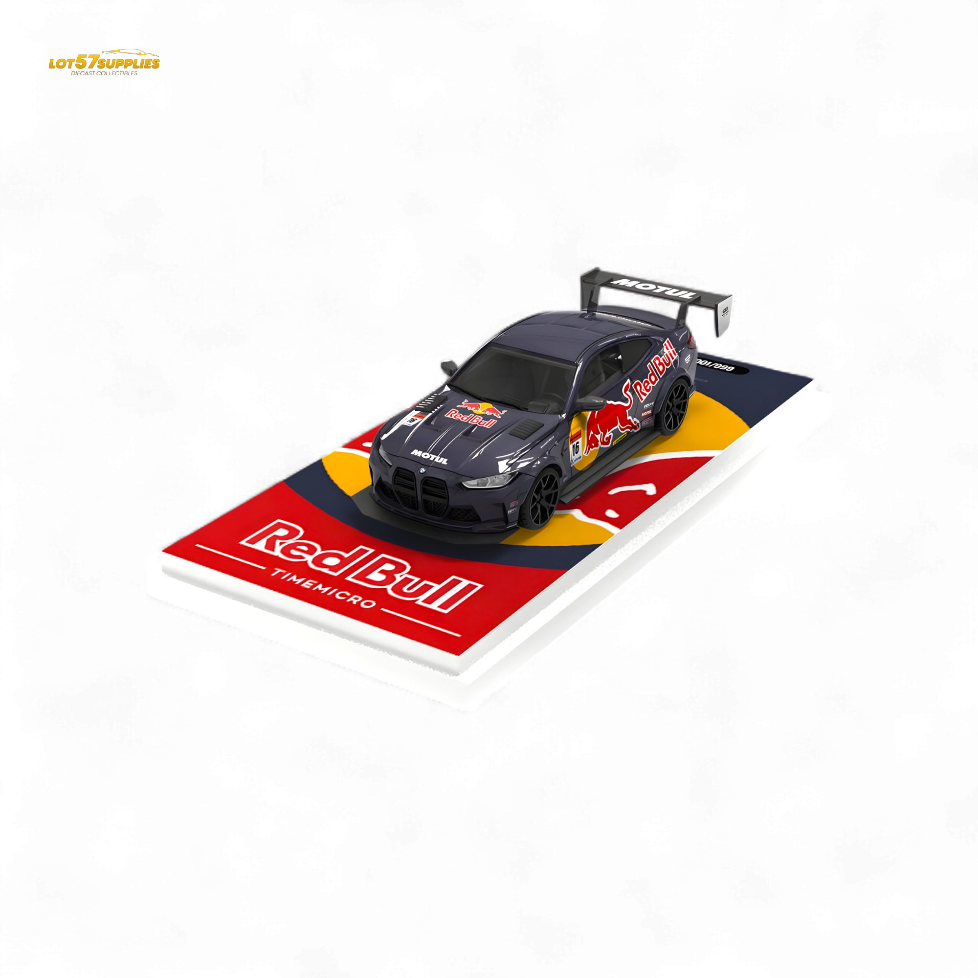TimeMicro BMW M4 Widebody Red Bull Ordinary 1:64