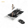 TimeMicro BMW M4 Widebody Silver 1:64