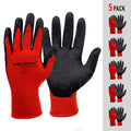 Breathable Work Gloves - 5 Pack