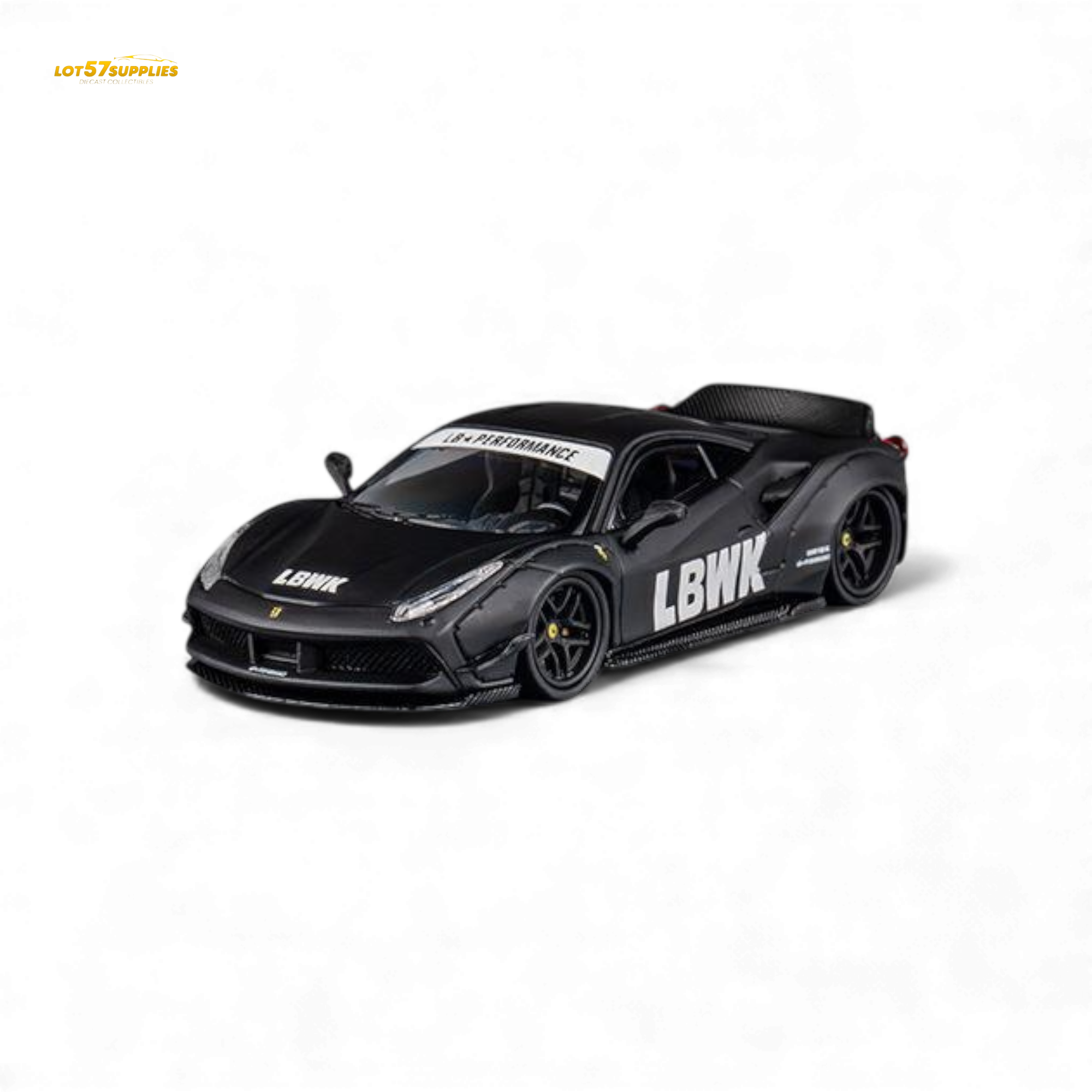 CM Model Ferrari 488 LB Works Black 1:64