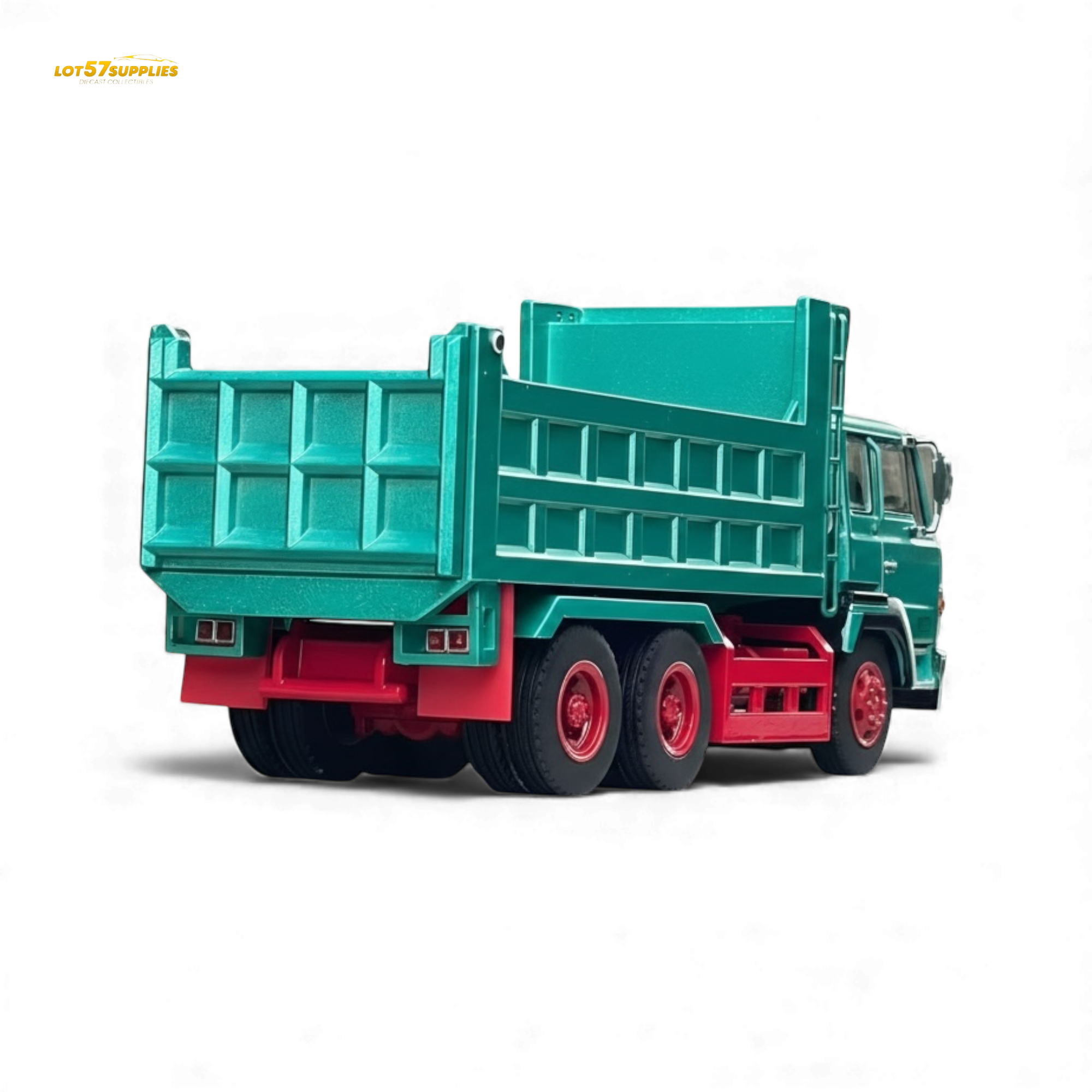 DBGT Hino Super Dolphin Dump Truck Green 1:64