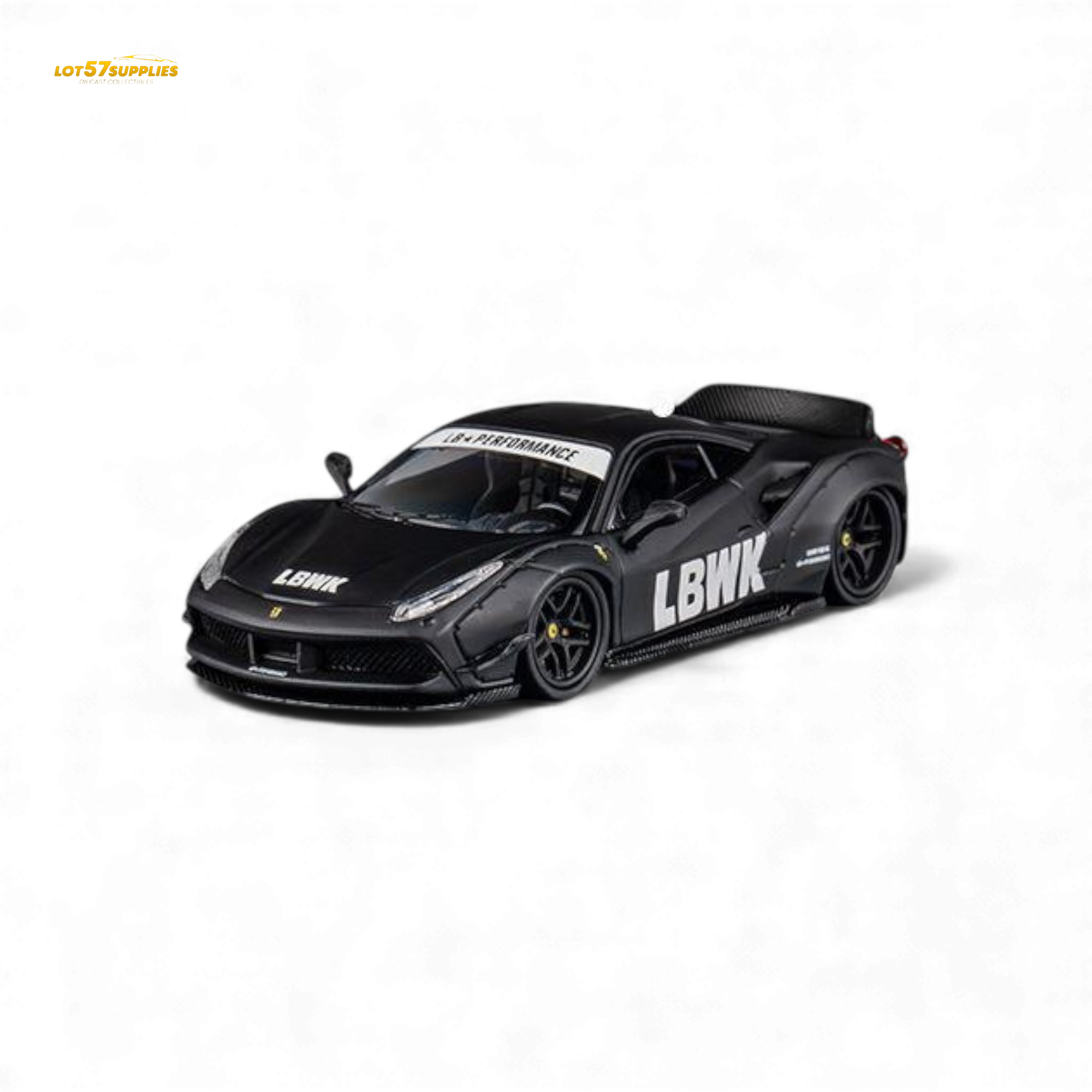 CM Model Ferrari 488 LB Works Black 1:64