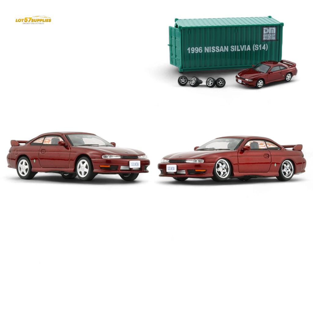 BM Creations Nissan Silvia S14 RED RHD 1:64