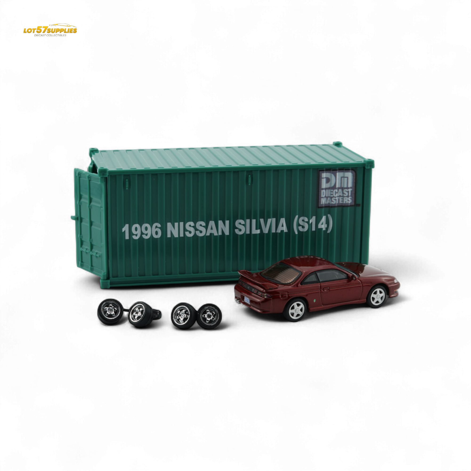 BM Creations Nissan Silvia S14 RED RHD 1:64