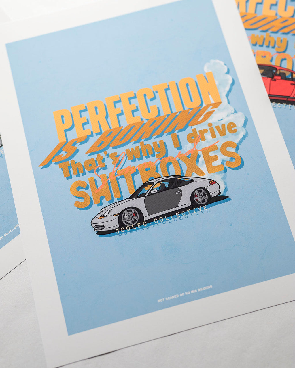 "Perfection is boring..." - Shitboxes Poster