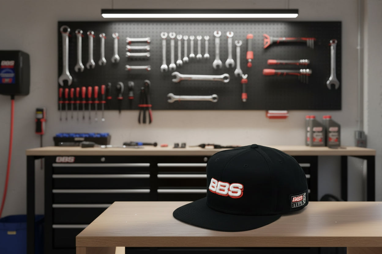 CASQUETTE BBS - SNAPBACK MESH - Visière plate