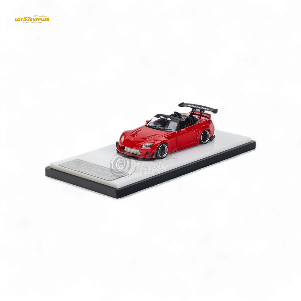 MicroTurbo Honda S2000 Pandem Rocket Bunny Red 1:64