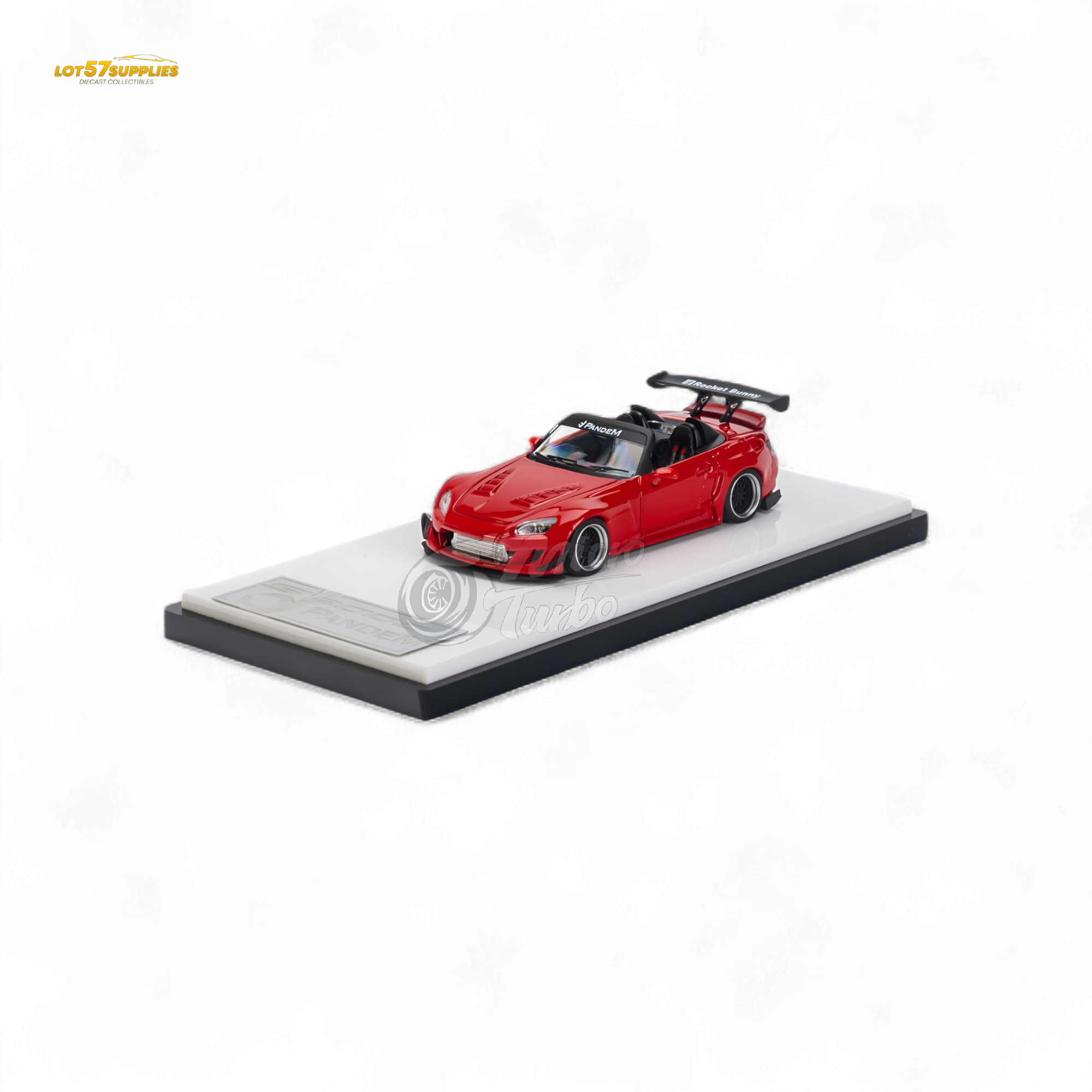 MicroTurbo Honda S2000 Pandem Rocket Bunny Red 1:64