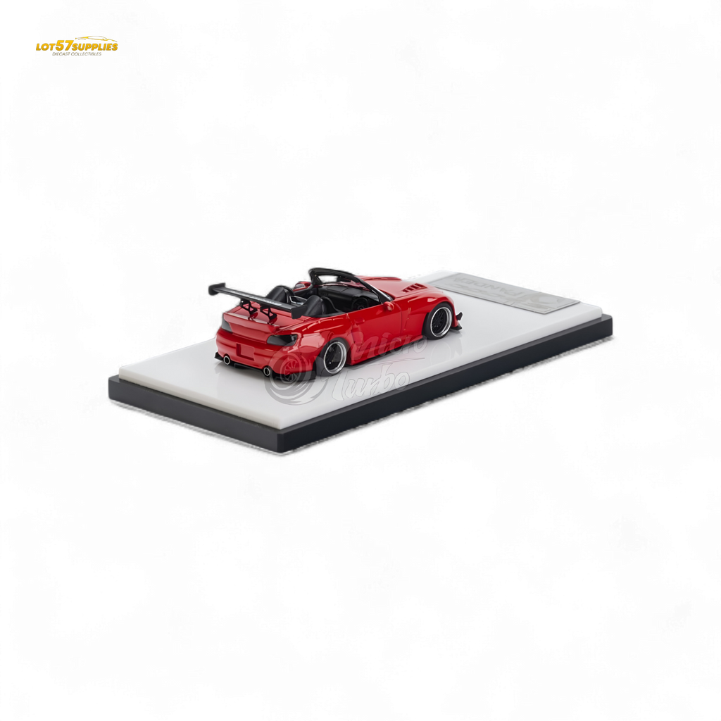 MicroTurbo Honda S2000 Pandem Rocket Bunny Red 1:64