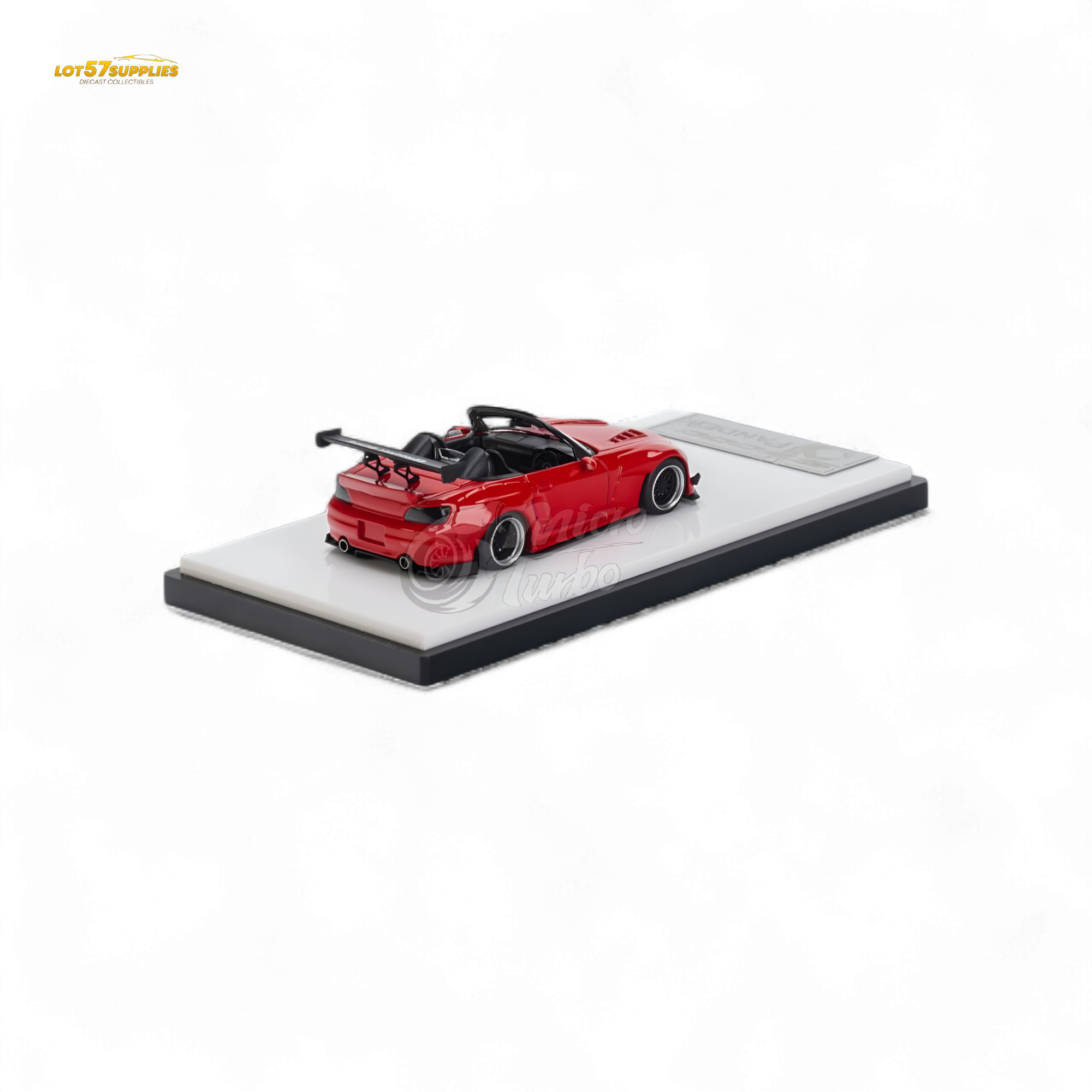 MicroTurbo Honda S2000 Pandem Rocket Bunny Red 1:64