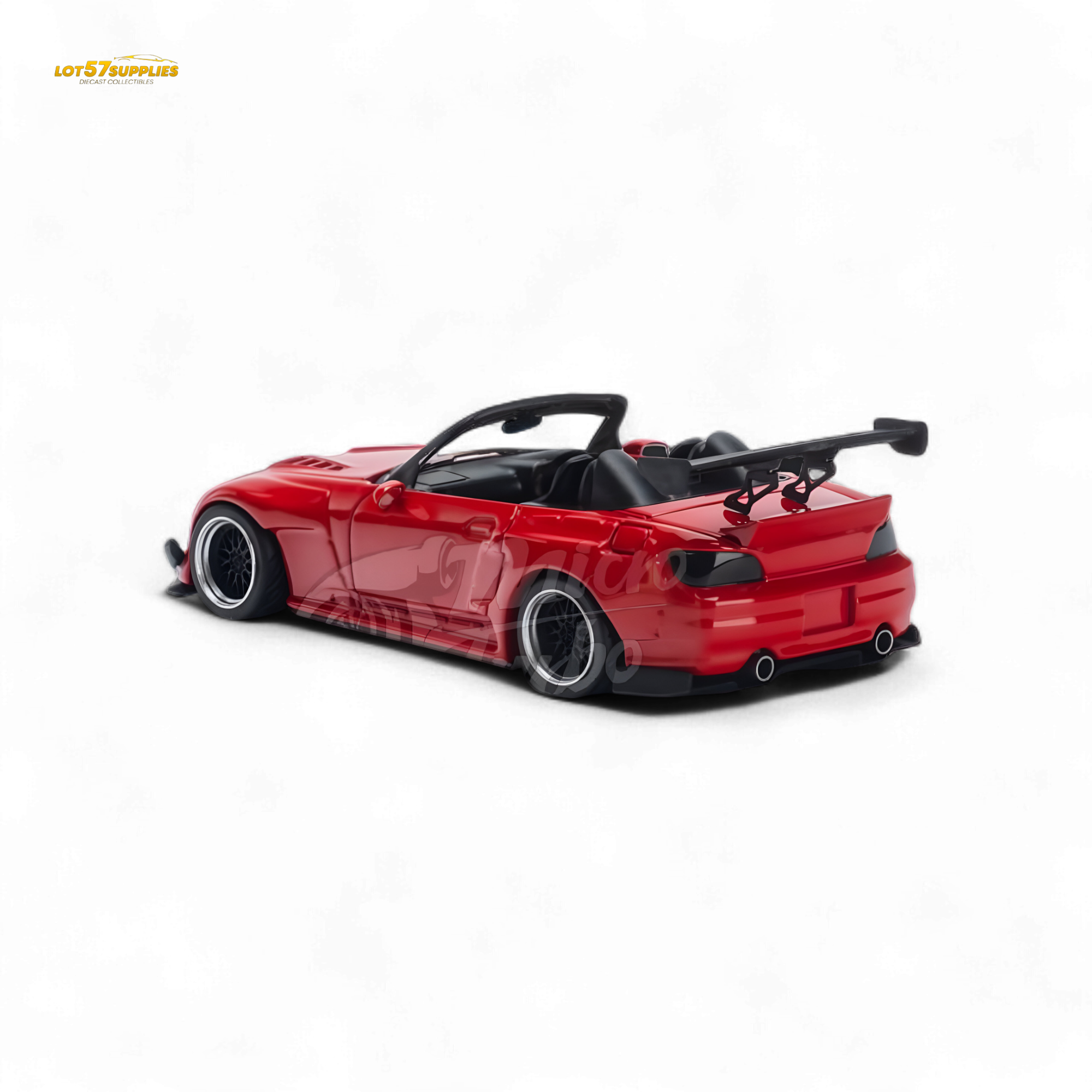 MicroTurbo Honda S2000 Pandem Rocket Bunny Red 1:64