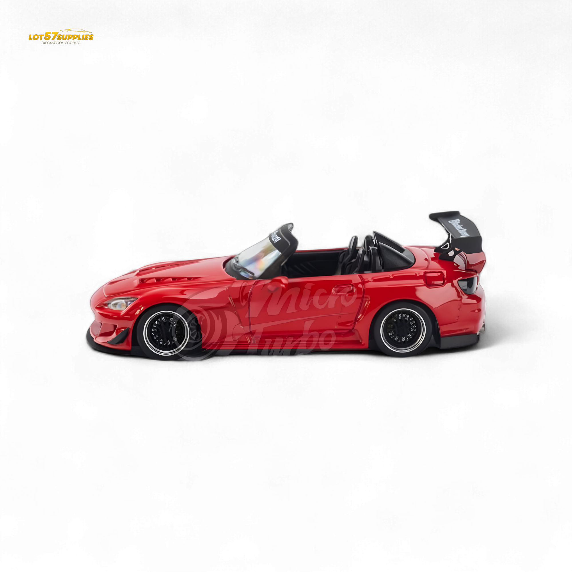 MicroTurbo Honda S2000 Pandem Rocket Bunny Red 1:64