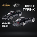 MicroTurbo 180SX Type X Metallic Black 1:64