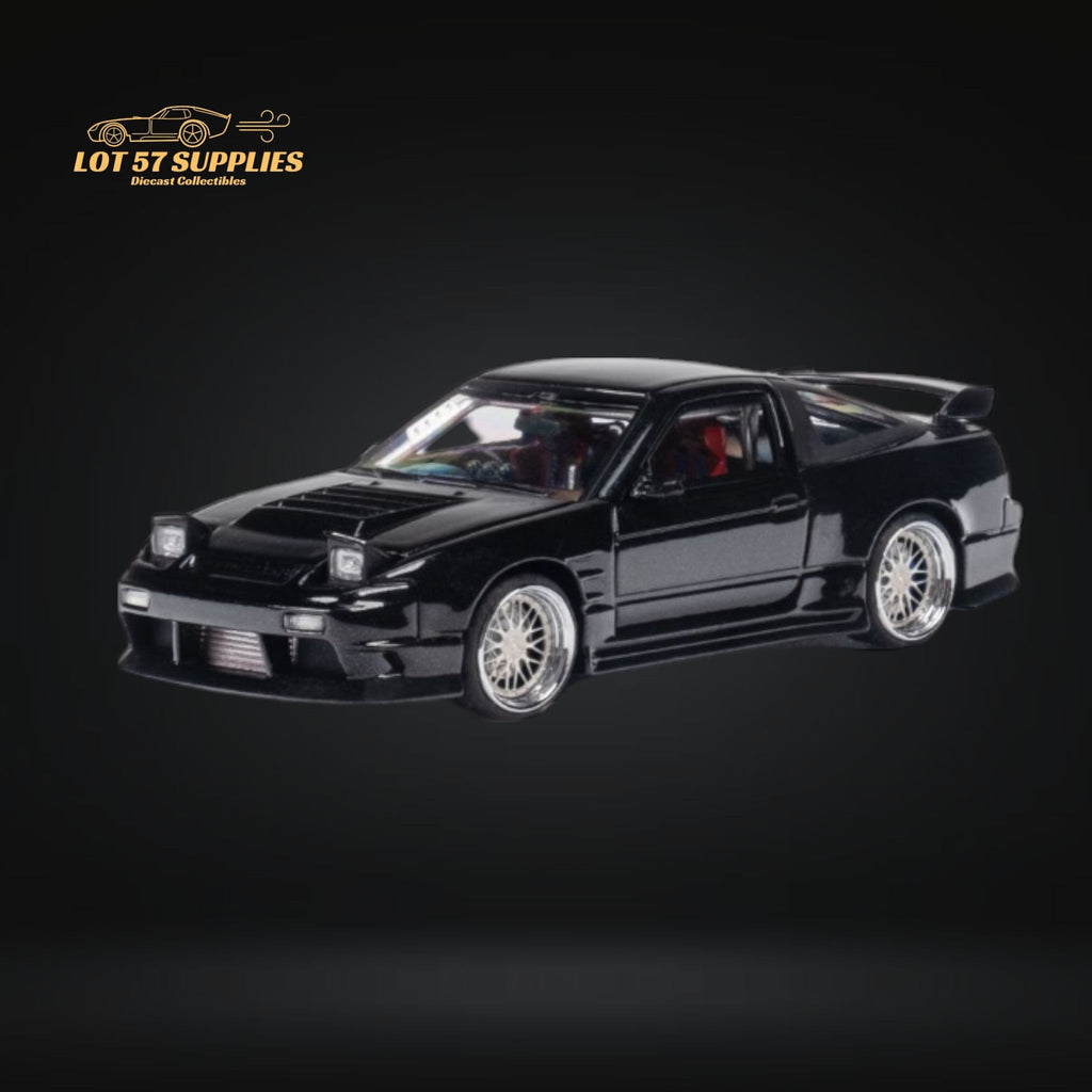 MicroTurbo 180SX Type X Metallic Black 1:64