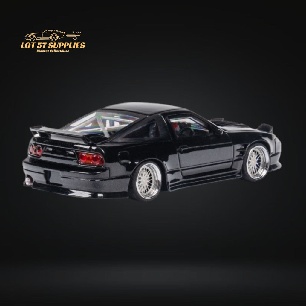 MicroTurbo 180SX Type X Metallic Black 1:64