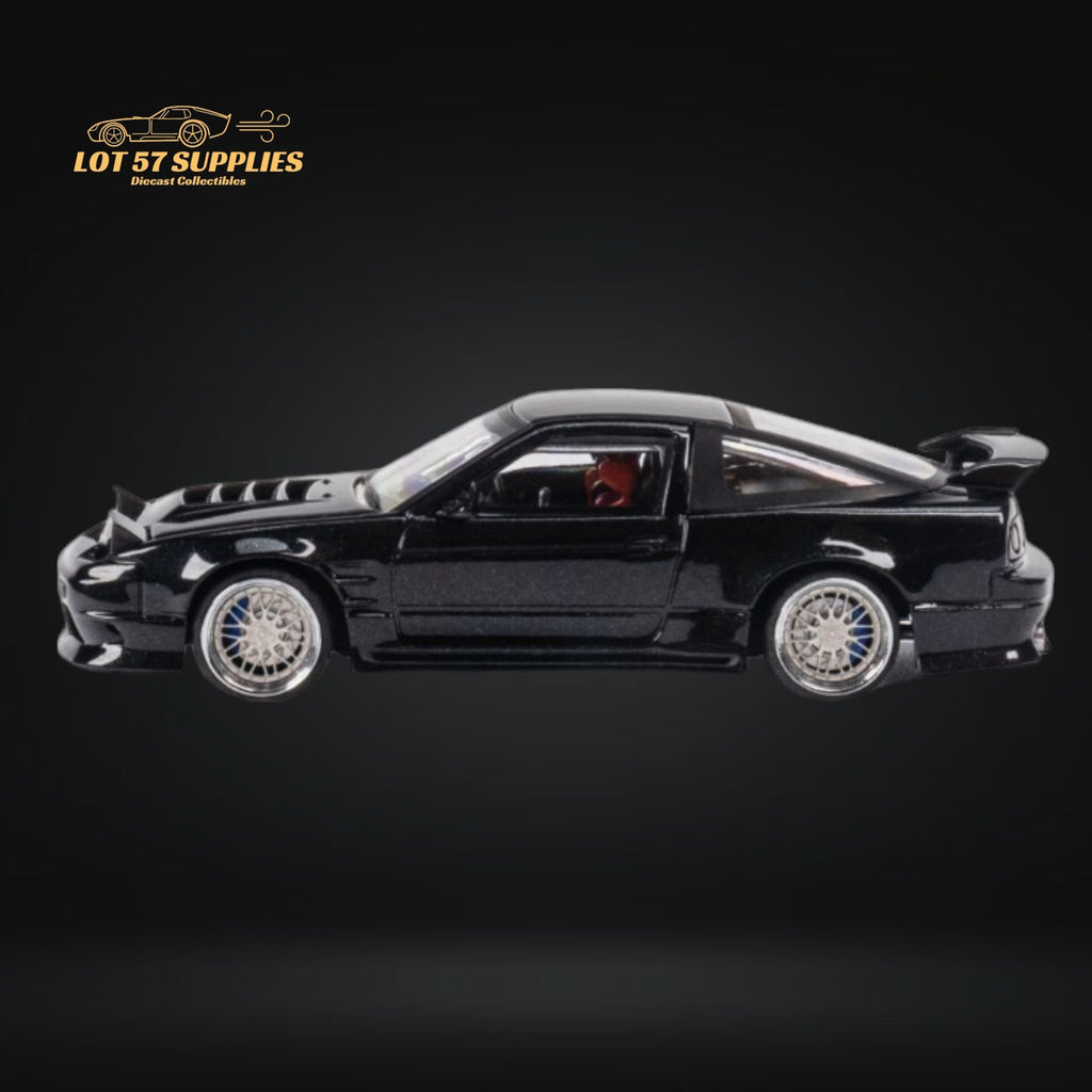 MicroTurbo 180SX Type X Metallic Black 1:64