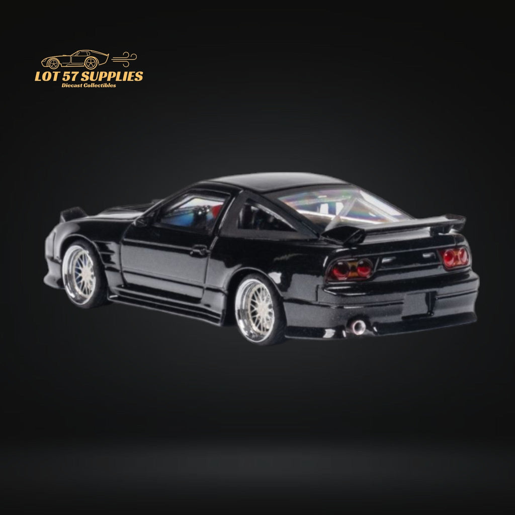 MicroTurbo 180SX Type X Metallic Black 1:64
