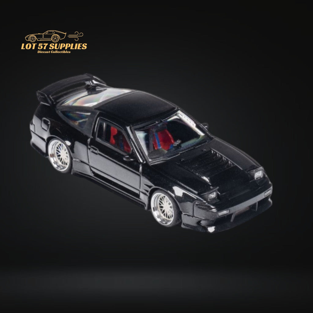 MicroTurbo 180SX Type X Metallic Black 1:64