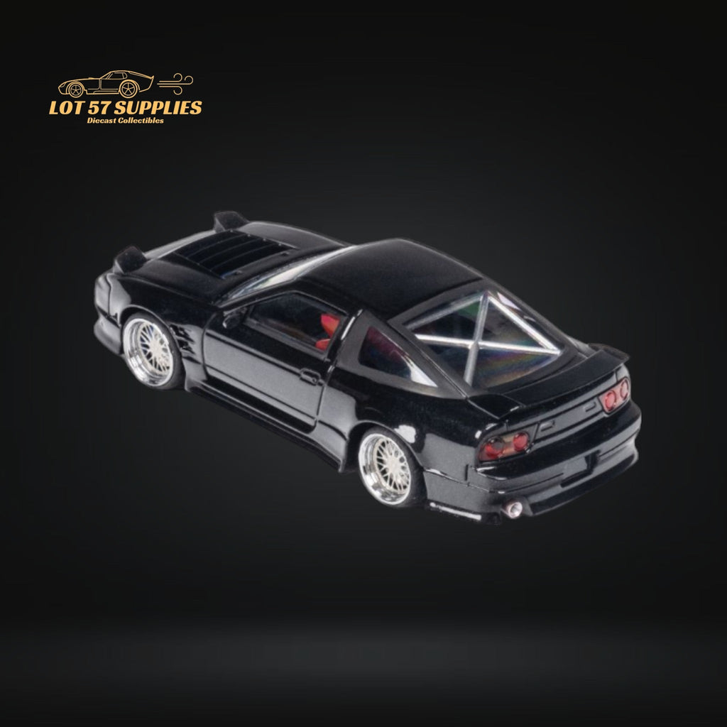 MicroTurbo 180SX Type X Metallic Black 1:64