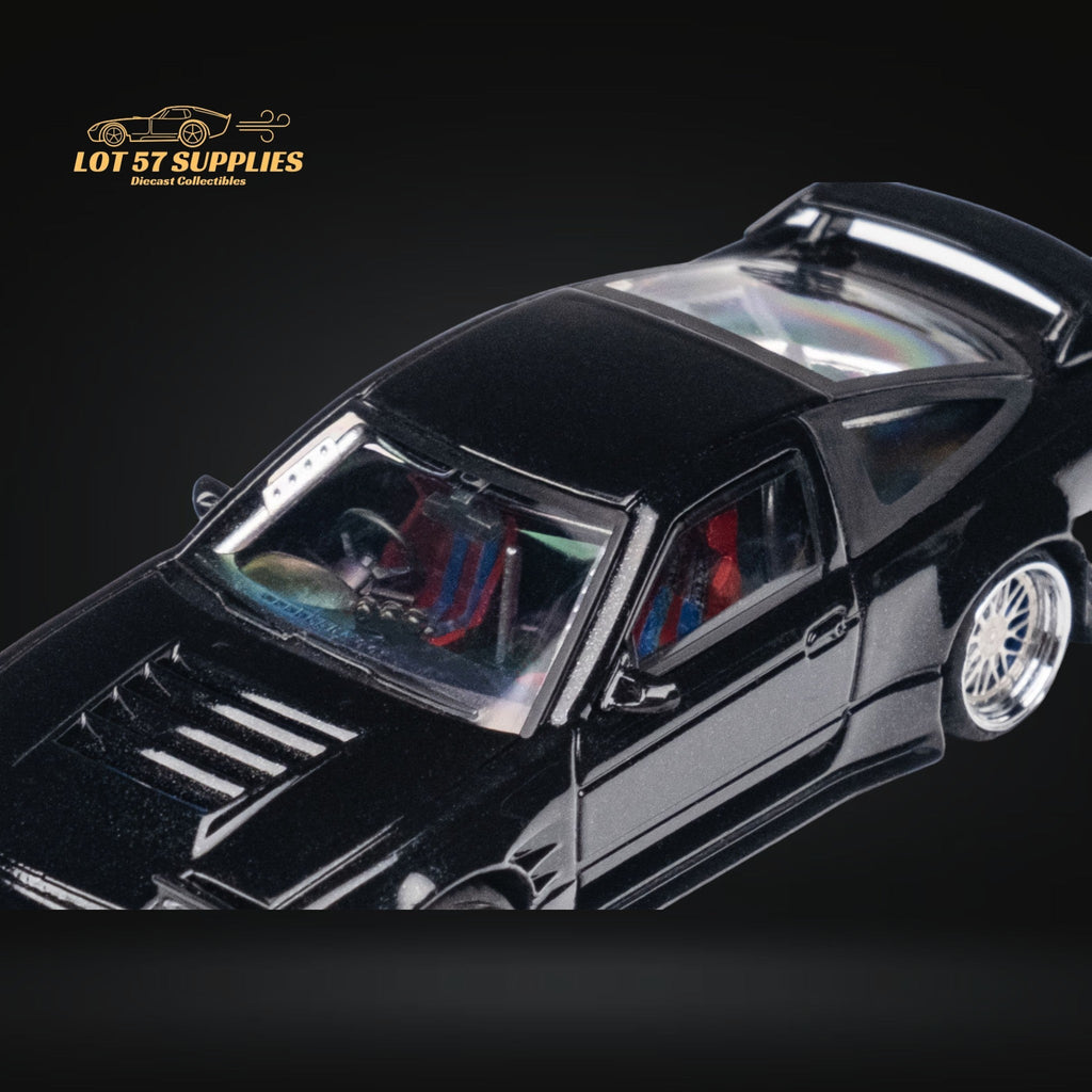 MicroTurbo 180SX Type X Metallic Black 1:64