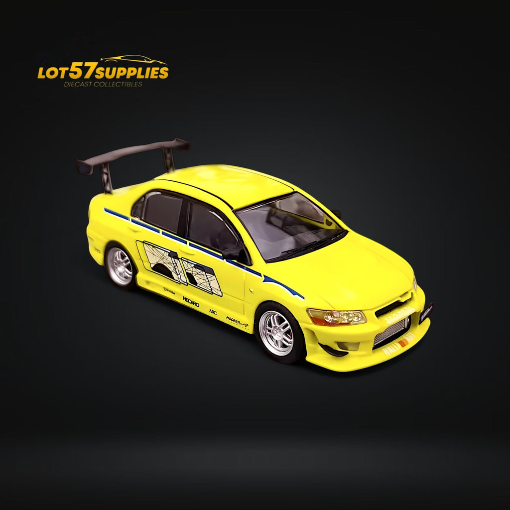 Fast Speed Mitsubishi Lancer Evolution EVO VII FNF Green Livery 1:64