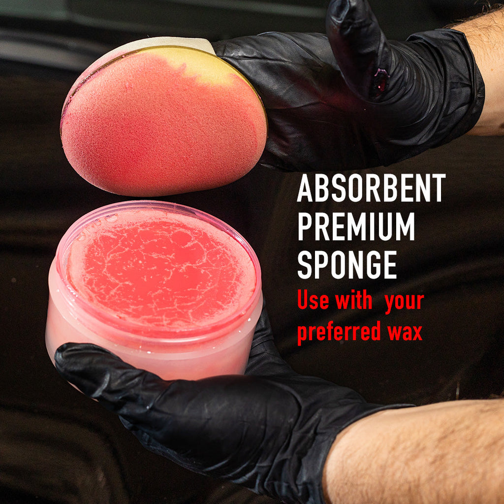 Finger Hold Foam Wax Applicator - 2 Pack