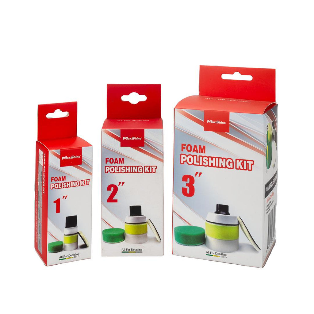 Buffing Pads for Cars | Rotary Polishing Kit - 1in, 2in, 3in