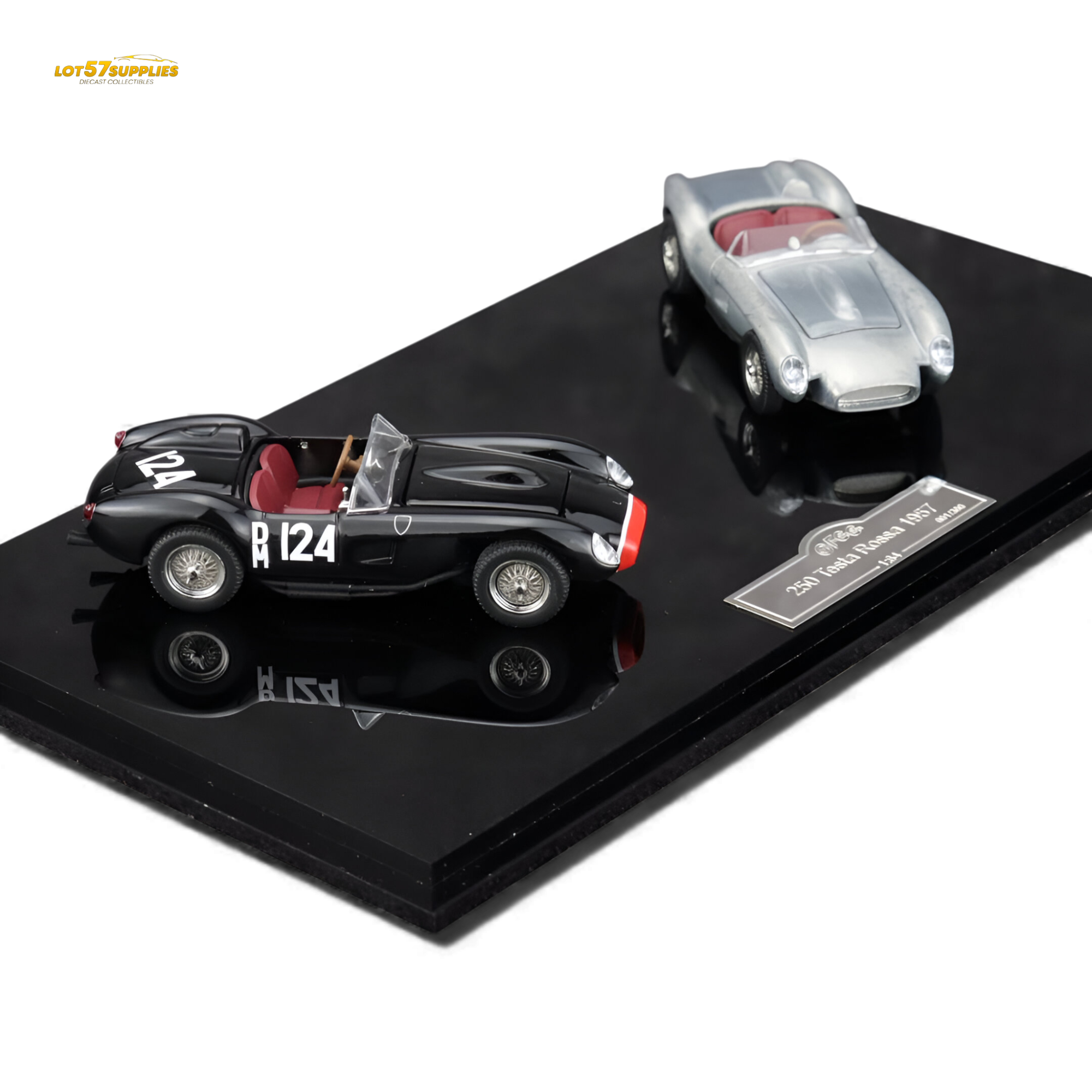 GFCC 250 Testa Rossa Black Beauty Double Car Set 1:64