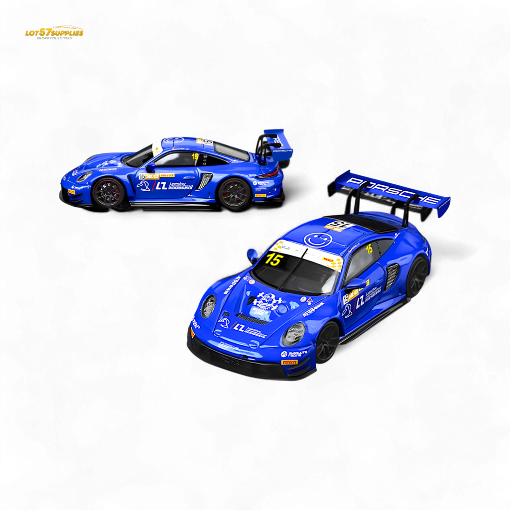 Star Race Porsche 911 GT3 Racing Blue No.15 1:64