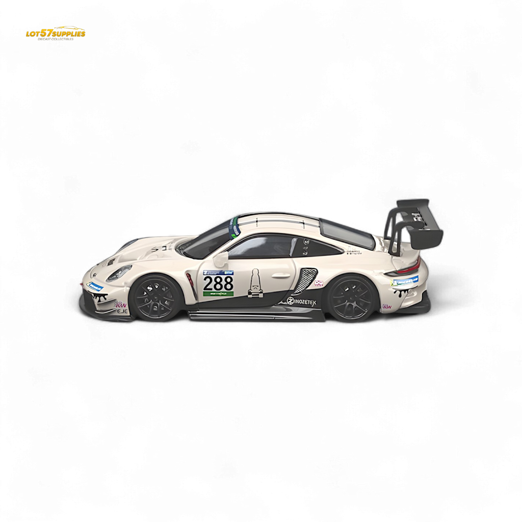 Star Race Porsche 911 GT3 Racing Milky White 1:64
