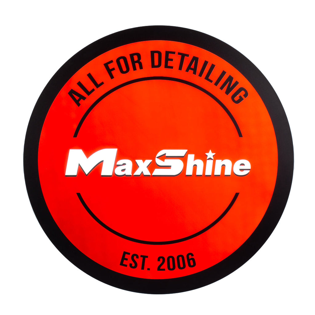 MaxShine Garage Logo and Sign