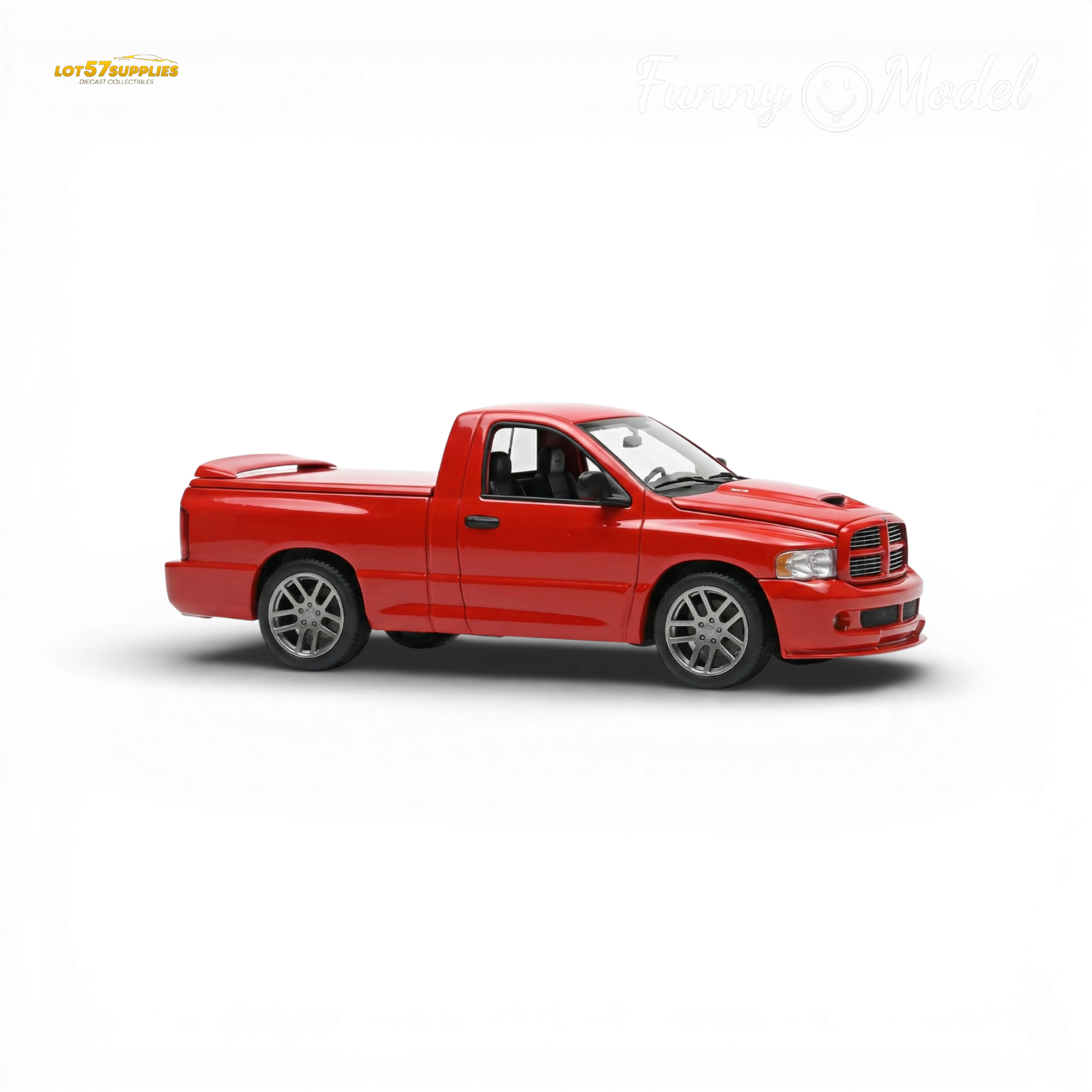 (Pre-Order) Funny Model Dodge RAM SRT-10 Flame Red 1:64