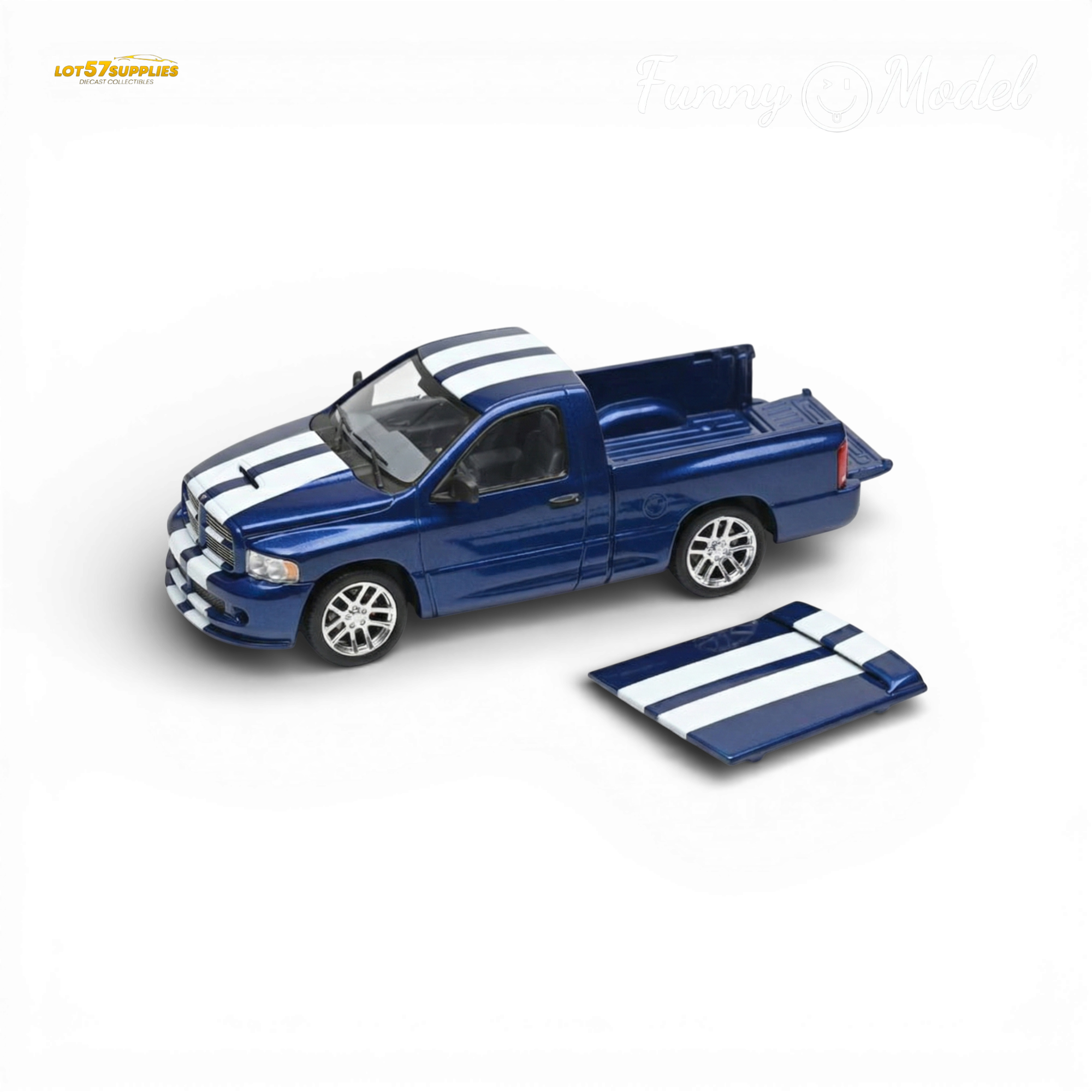 (Pre-Order) Funny Model Dodge RAM SRT-10 VCA Edition Blue 1:64