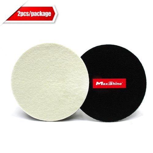 Wool Glass Polishing Pad – 3in, 5in, 6in (2 Pack)