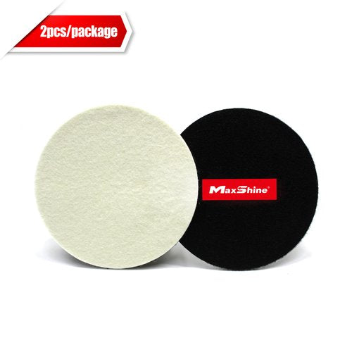Wool Glass Polishing Pad – 3in, 5in, 6in (2 Pack)