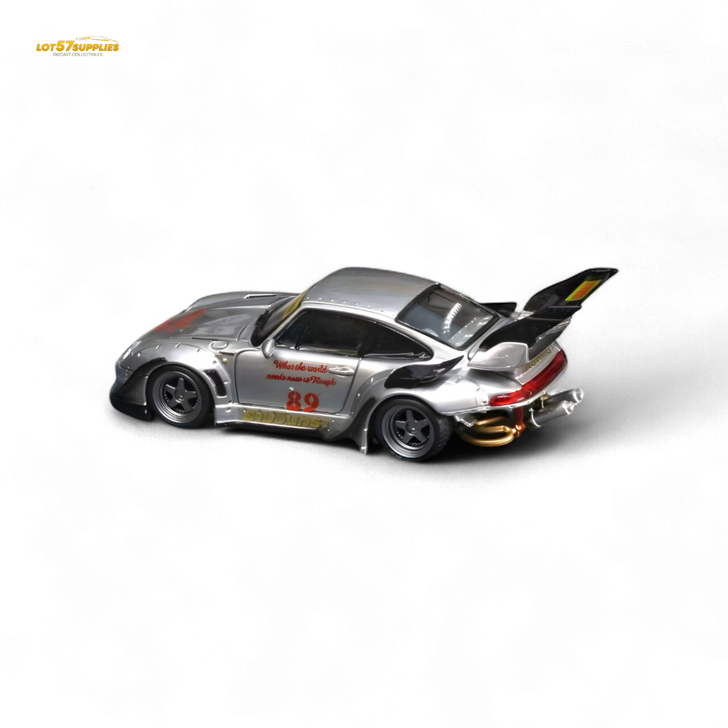 Street Weapon Porsche RWB 993 Double Exhaust Heavenly Livery Higher Tail 1:64