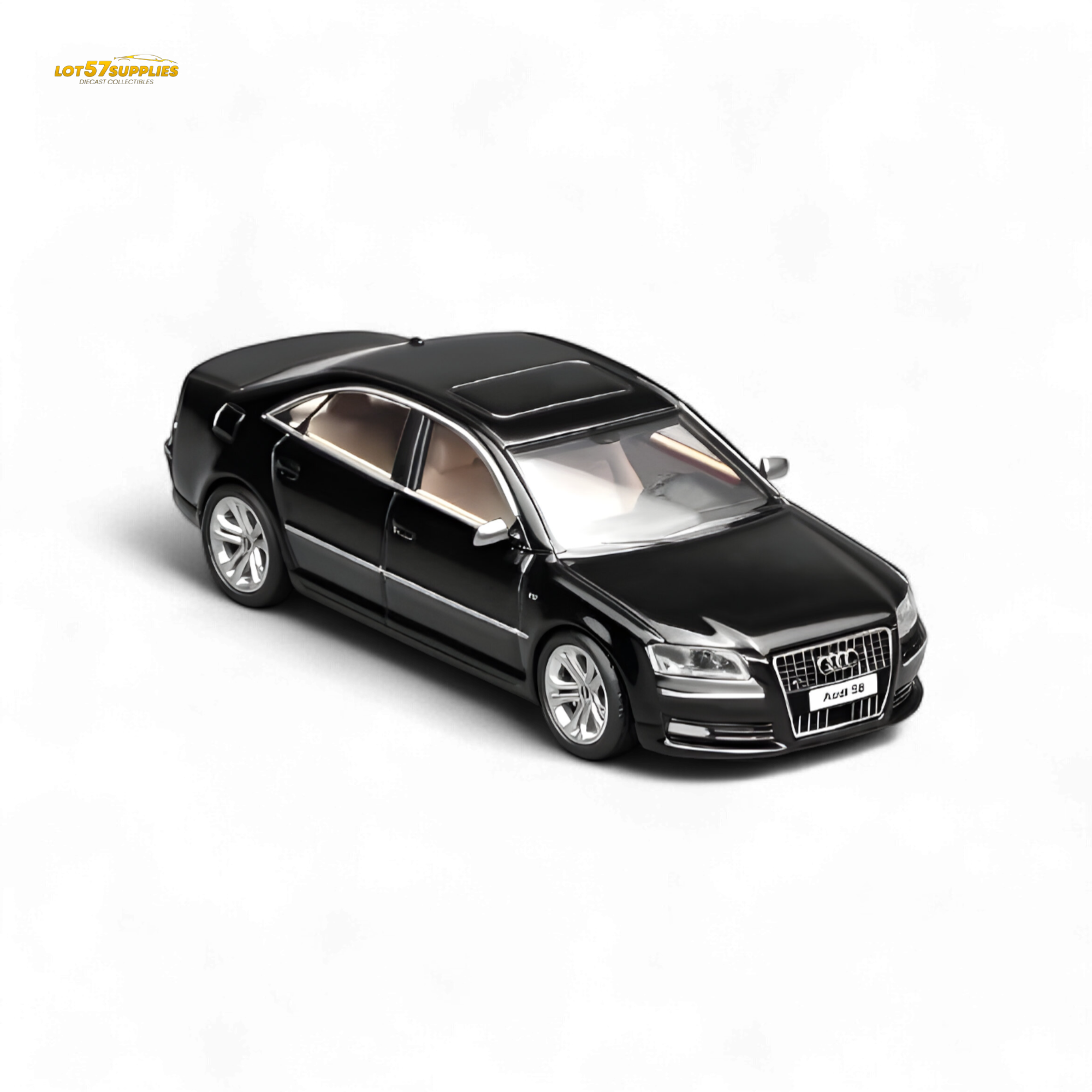 MOTORHELIX Audi S8 D3 Brilliant Black 1:64