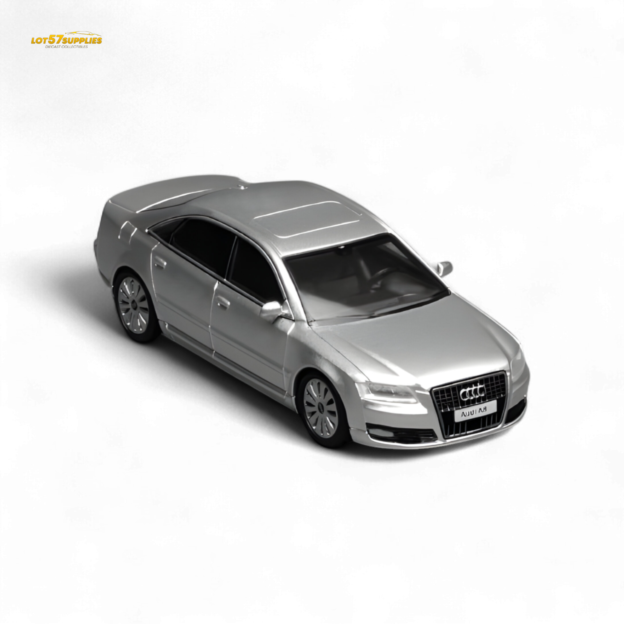 MOTORHELIX Audi A8 D3 Facelift Silver 1:64