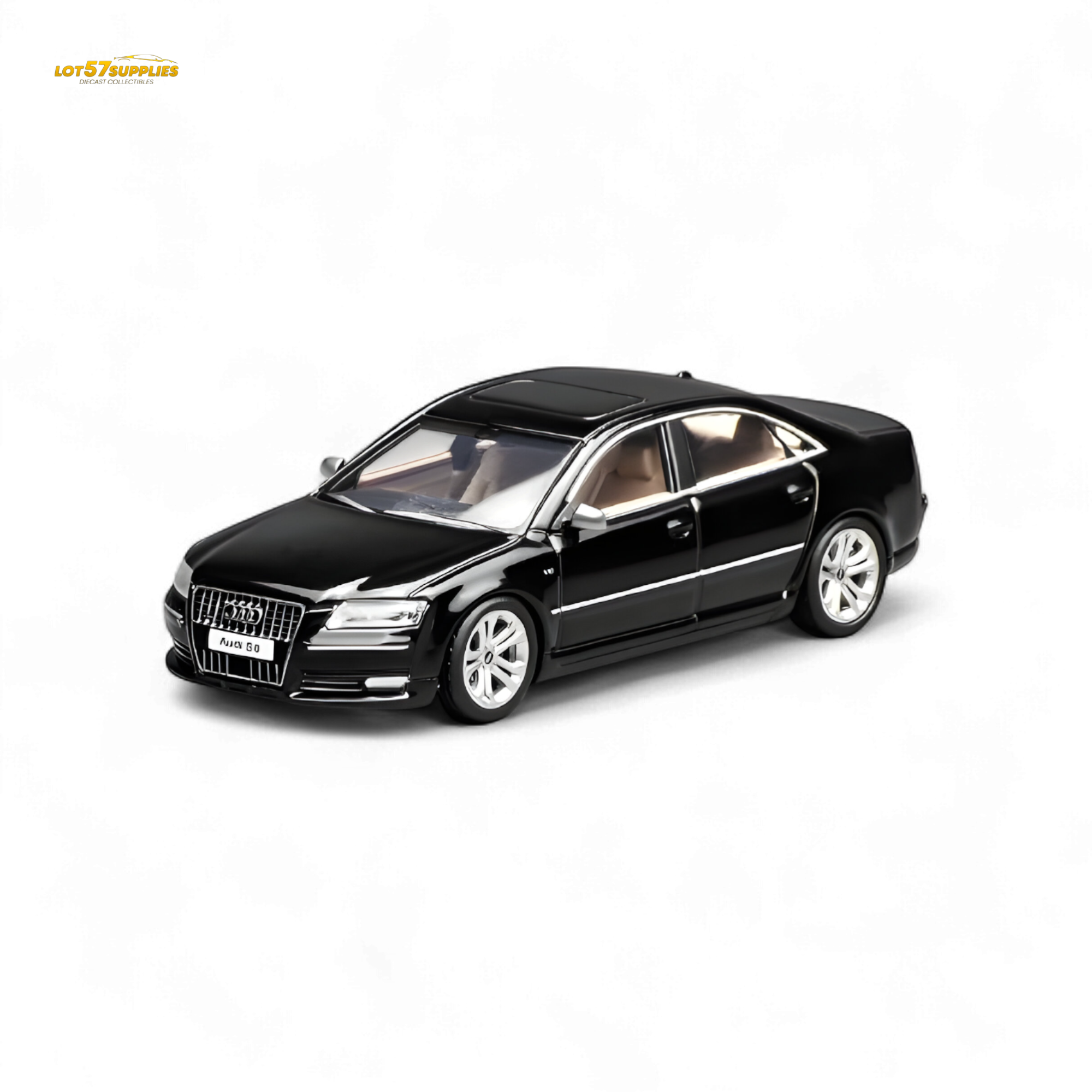 MOTORHELIX Audi S8 D3 Brilliant Black 1:64