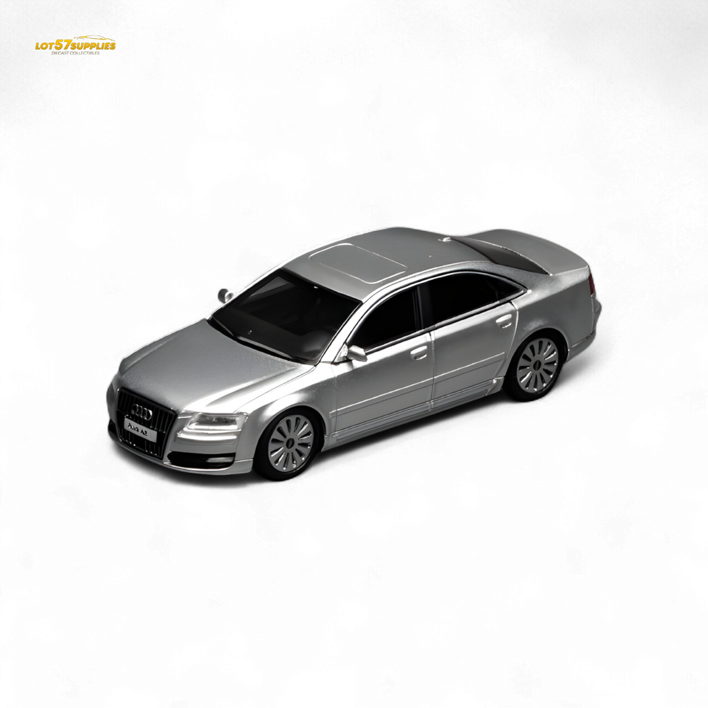 MOTORHELIX Audi A8 D3 Facelift Silver 1:64