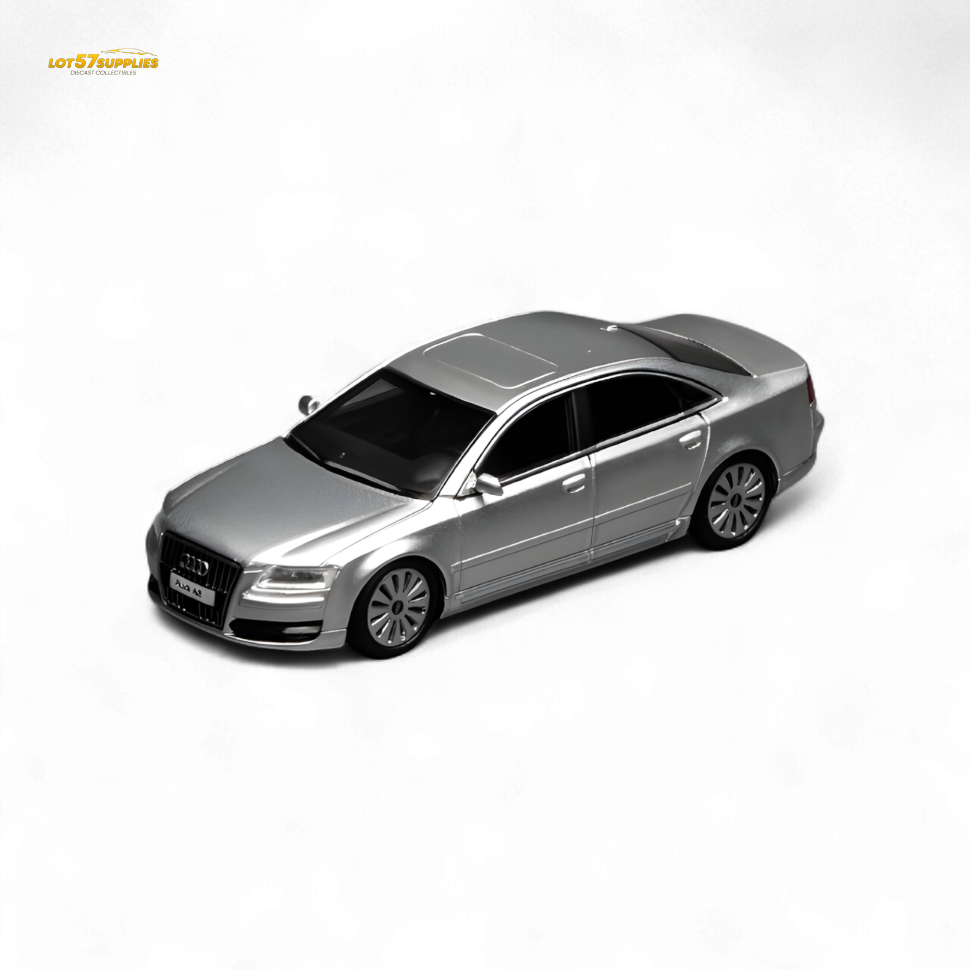 MOTORHELIX Audi A8 D3 Facelift Silver 1:64