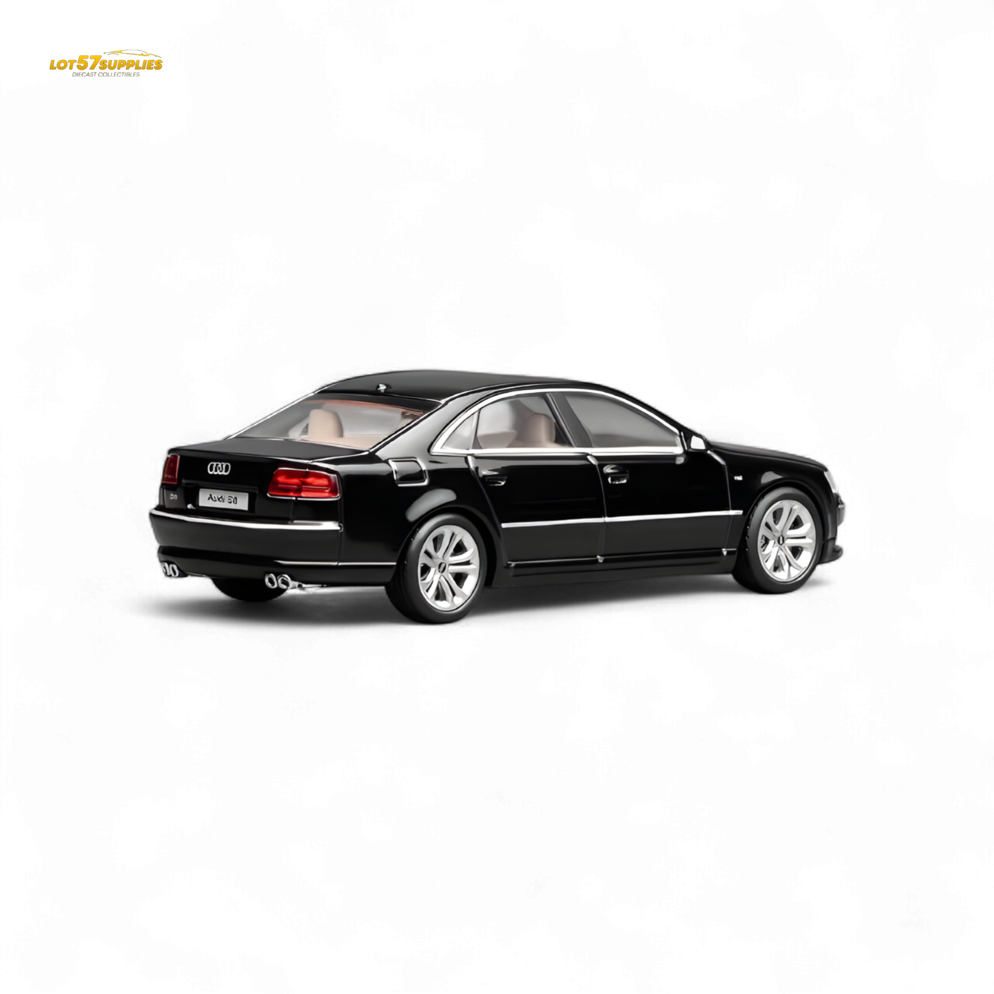MOTORHELIX Audi S8 D3 Brilliant Black 1:64