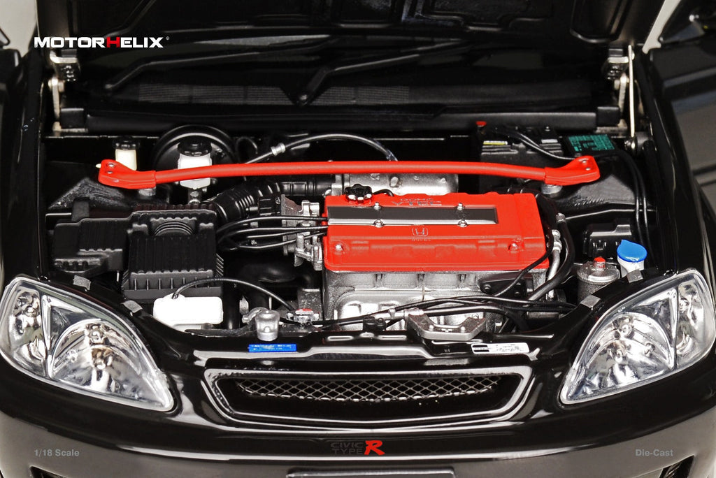 MOTORHELIX Honda Civic Type-R EK9 Silver 1:18