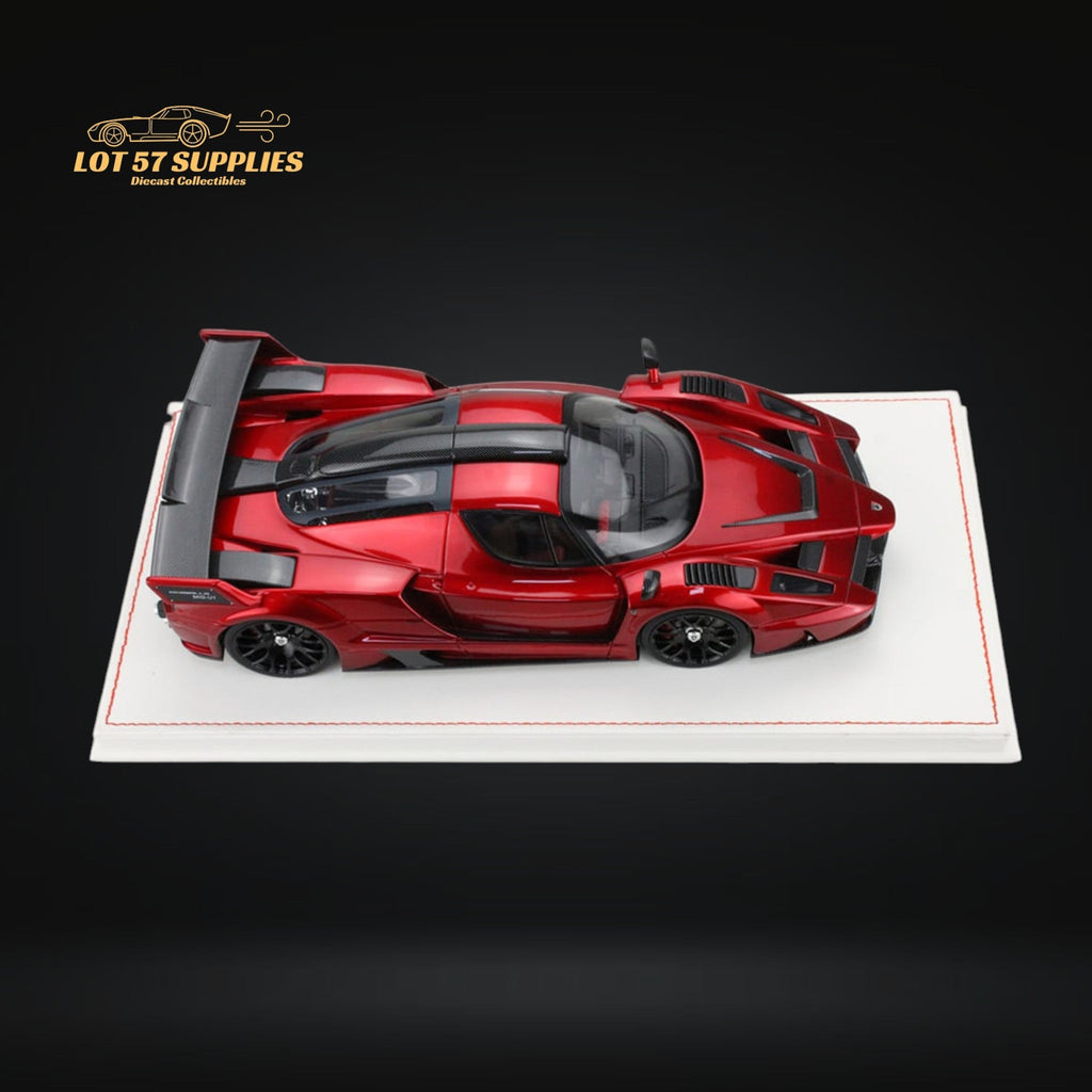 NA Ferrari Enzo Gemballa MIG U1 - Transparent Red 1:18