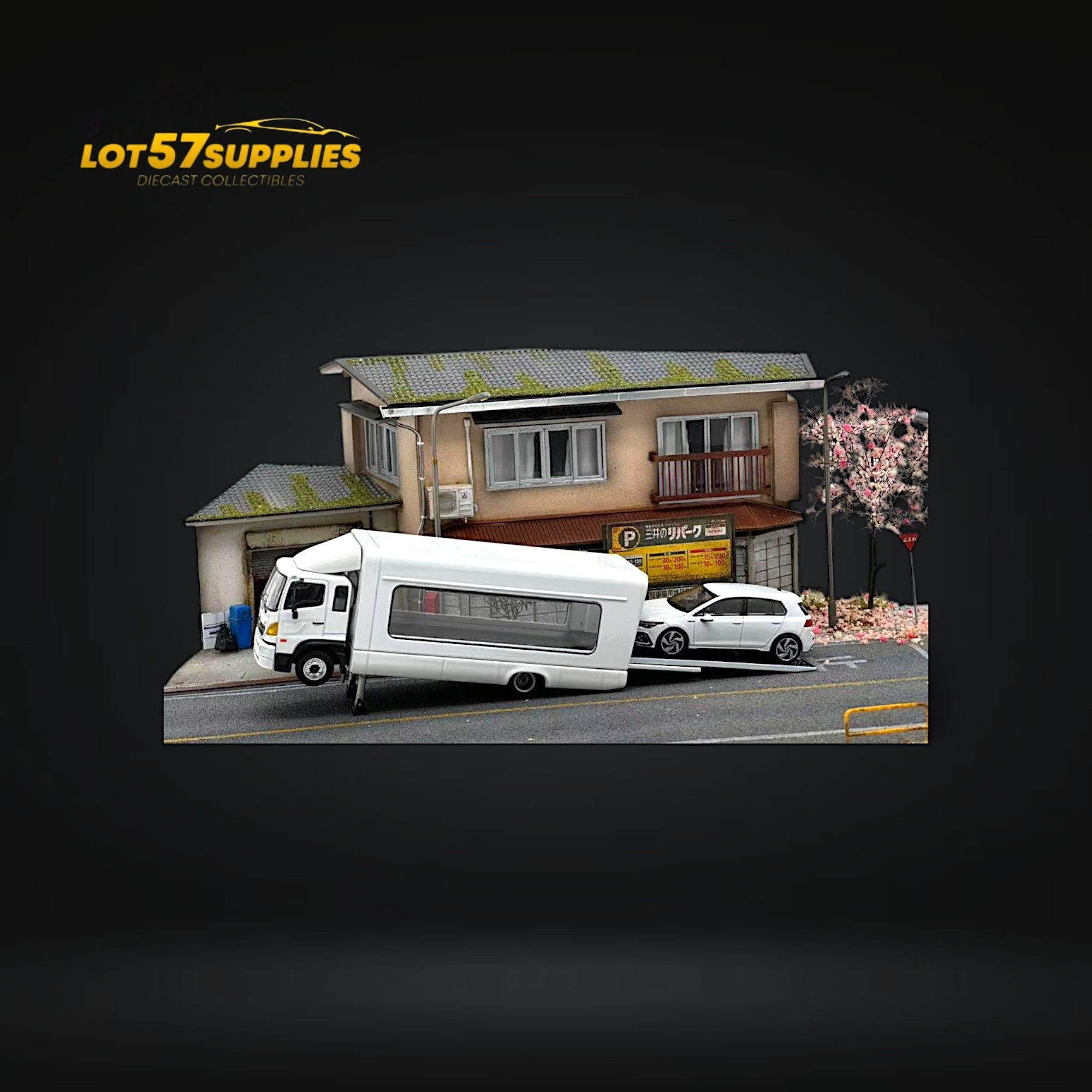 Unique Model Hino Ranger 5th Generation Outriggers WHITE 1:64