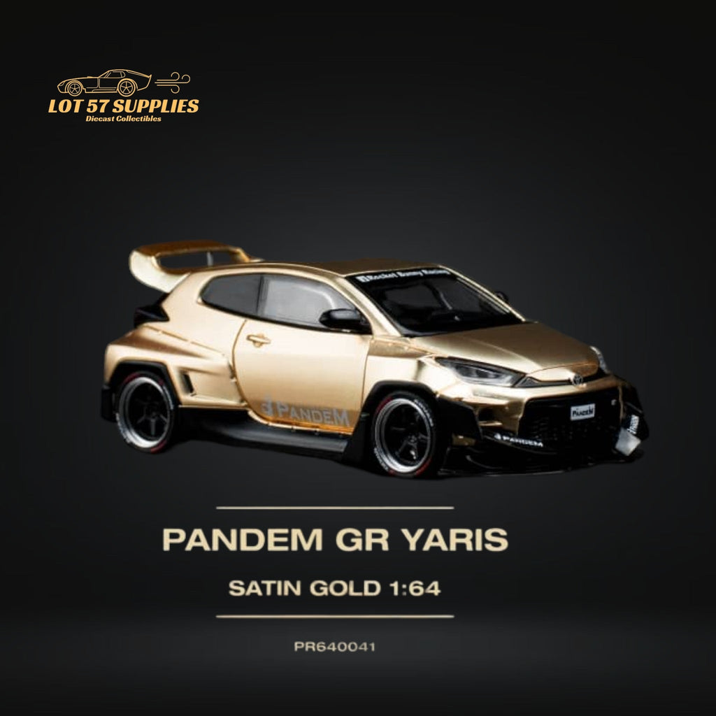 Pop Race Toyota Yaris GR Satin Gold 1:64