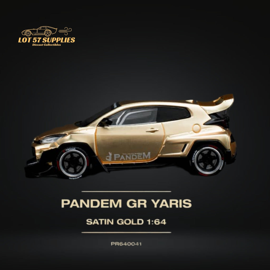 Pop Race Toyota Yaris GR Satin Gold 1:64