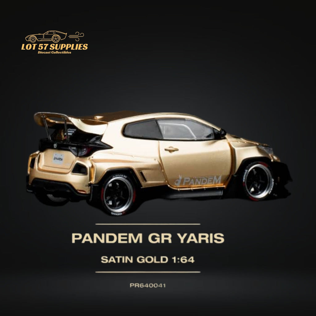 Pop Race Toyota Yaris GR Satin Gold 1:64