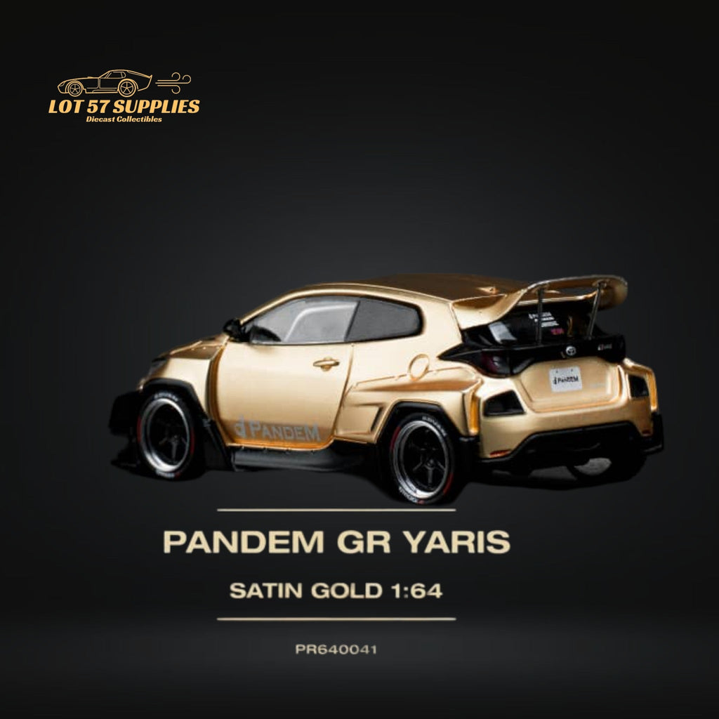 Pop Race Toyota Yaris GR Satin Gold 1:64